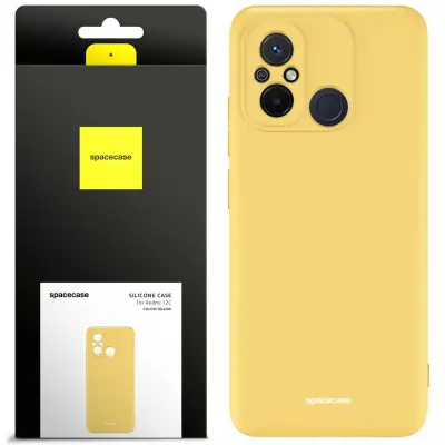 SILIKONSKI OVITEK SPACECASE ZA XIAOMI REDMI 12C RUMEN