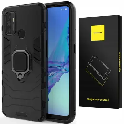 SPACECASE OVITEK ZA OPPO A53 X-RING ČRNA ZAŠČITA