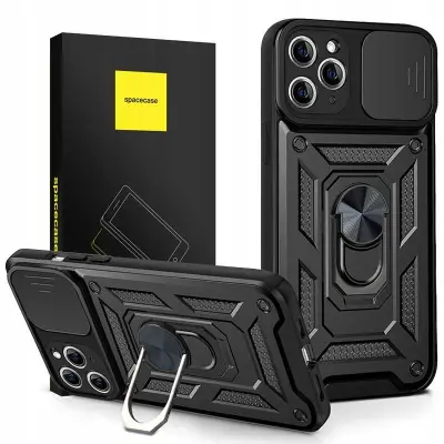 OVITEK SPACECASE OVITEK ZA IPHONE 11 PRO ČRN SC CAMRING