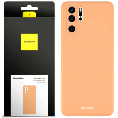 SILIKONSKI OVITEK SPACECASE ZA HUAWEI P30 PRO ORANŽEN