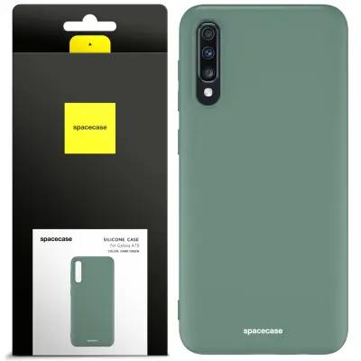 SILIKONSKI OVITEK SPACECASE ZA SAMSUNG GALAXY A70 ZELENI OVITEK