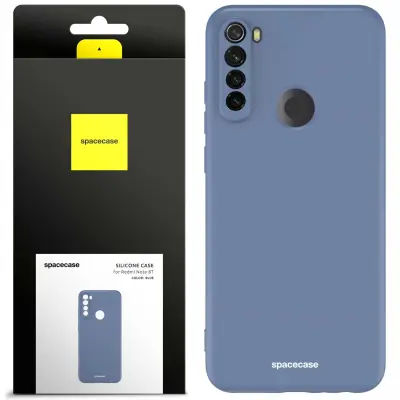 SILIKONSKI OVITEK SPACECASE ZA XIAOMI REDMI NOTE 8T MODRA ZAŠČITA