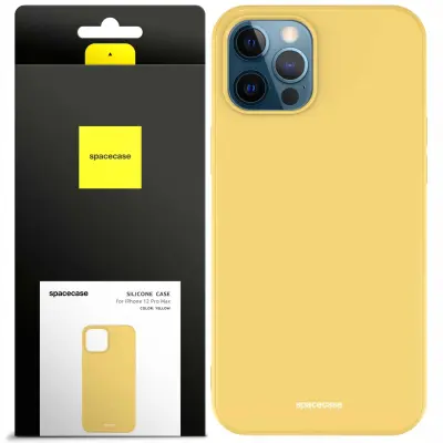 SILIKONSKI OVITEK SPACECASE ZA IPHONE 12 PRO MAX RUMEN OVITEK