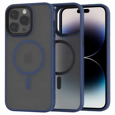 OVITEK SPACECASE HYBRID ZA IPHONE 14 PRO MAX TEMNO MODER