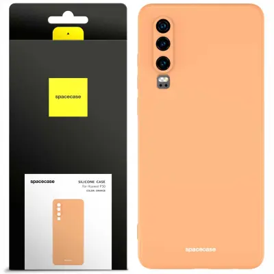 SILIKONSKI OVITEK SPACECASE ZA HUAWEI P30 ORANŽEN OVITEK