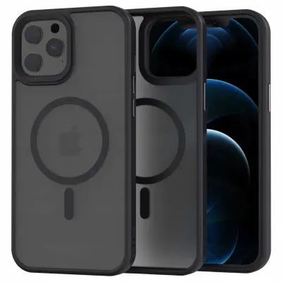 OVITEK SPACECASE CASE HYBRID MAG ZA IPHONE 12 PRO MAX ČRN