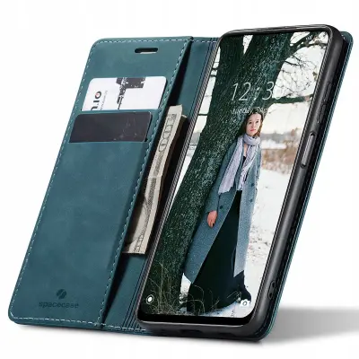 SPACECASE OVITEK DENARNICA ZA XIAOMI REDMI NOTE 11 11S MODRA