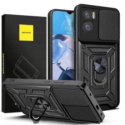 SPACECASE OVITEK ZA MOTOROLA MOTO E22 BLACK SC CAMRING