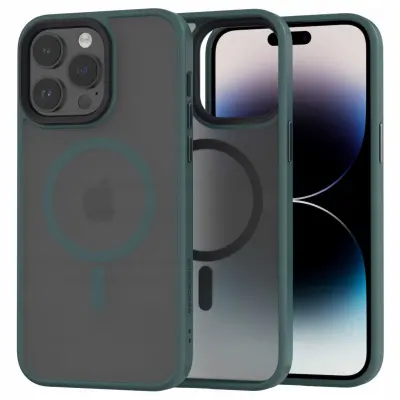 OVITEK SPACECASE HYBRID ZA IPHONE 14 PRO MAX TEMNO SIV