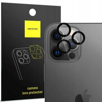 SPACECASE OVITEK ZA IPHONE 12 PRO MAX SC CAMERA RING ČRN