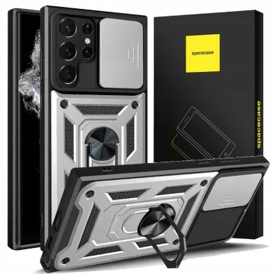 OVITEK SPACECASE OVITEK ZA SAMSUNG GALAXY S22 ULTRA SREBRN