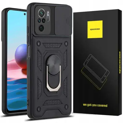 OVITEK SPACECASE OVITEK ZA XIAOMI REDMI NOTE 10 10S POCO M5S ČRN