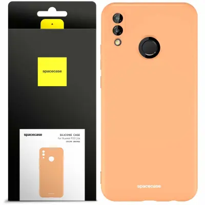 SILIKONSKI OVITEK SPACECASE ZA HUAWEI P20 LITE ORANŽEN OVITEK