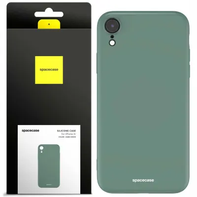 SILIKONSKI OVITEK SPACECASE ZA IPHONE XR TEMNO ZELENA ZAŠČITA