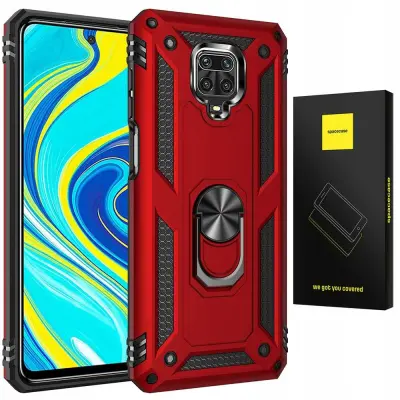 OVITEK SPACECASE ZA XIAOMI REDMI NOTE 9S 9 PRO RDEČ