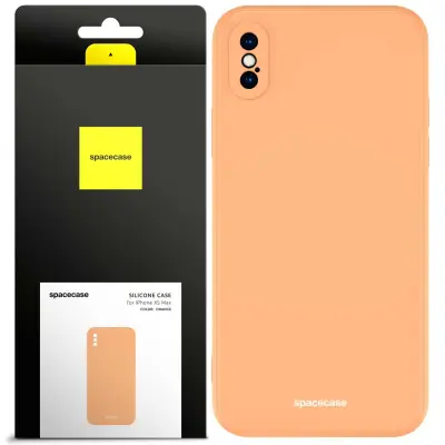 SILIKONSKI OVITEK SPACECASE ZA IPHONE XS MAX ORANŽEN