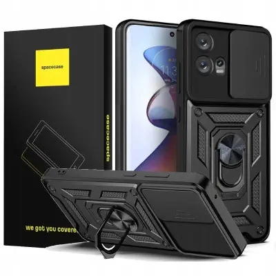 OVITEK SPACECASE ZA MOTOROLA EDGE 30 FUSION ČRN