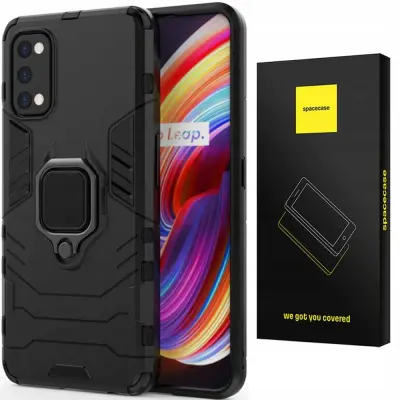 OVITEK SPACECASE ZA TELEFON REALME 7 PRO SC X-RING ČRN