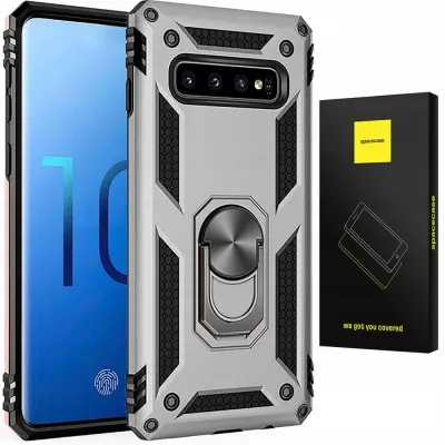 OVITEK SPACECASE CASE ZA SAMSUNG GALAXY S10+ RING NX SREBRN