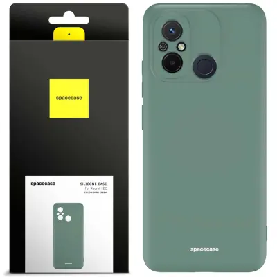 SILIKONSKI OVITEK SPACECASE ZA XIAOMI REDMI 12C TEMNO ZELEN