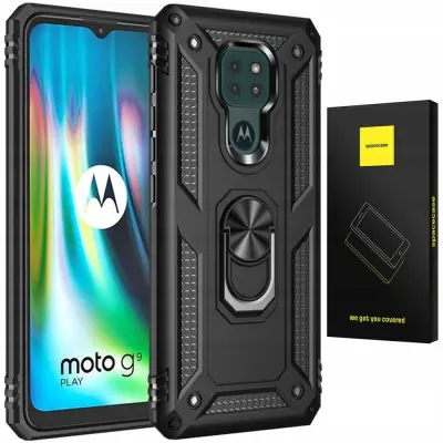 OVITEK SPACECASE ZA MOTOROLA G9 PLAY E7 PLUS ČRN
