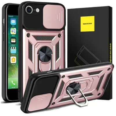 OVITEK SPACECASE OVITEK ZA IPHONE 7 8 SE CAMRING ROZA