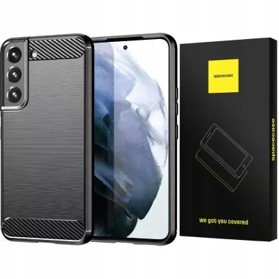 OVITEK SPACECASE CARBON COVER ZA SAMSUNG GALAXY S22 ČRN