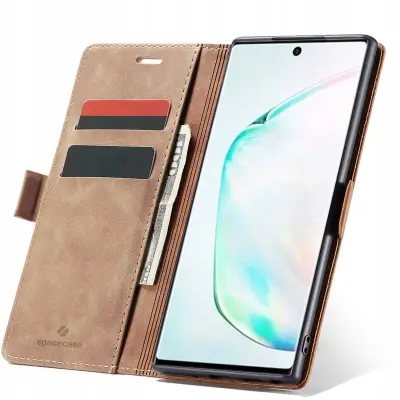 SPACECASE OVITEK DENARNICA ZA SAMSUNG GALAXY NOTE 10+ USNJEN OVITEK