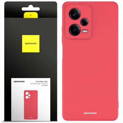 SPACECASE SILIKONSKI OVITEK REDMI NOTE 12 PRO 5G ZA XIAOMI RDEČ