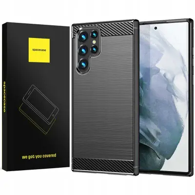 SPACECASE OVITEK CARBON COVER ZA SAMSUNG GALAXY S23 ULTRA BLACK