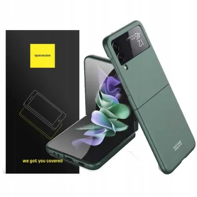 PREKLOPNA OVITEK SPACECASE ZA SAMSUNG GALAXY Z FLIP 3 ZELENI OVITEK