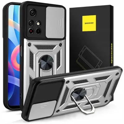 SPACECASE OVITEK ZA POCO M4 PRO 5G SREBRN
