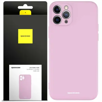 SILIKONSKI OVITEK SPACECASE ZA IPHONE 11 PRO MAX LILAC ROZA