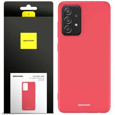 SILIKONSKI OVITEK SPACECASE ZA SAMSUNG GALAXY A52 A52S RDEČ