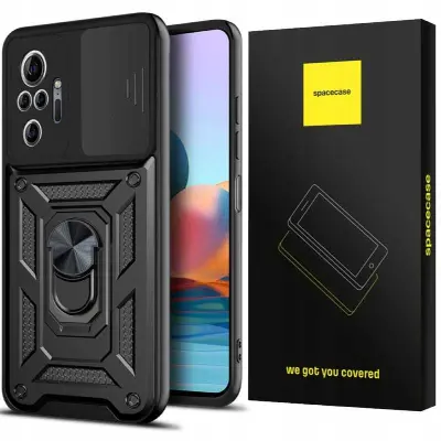 OVITEK SPACECASE ZA TELEFON XIAOMI REDMI NOTE 10 PRO ČRN