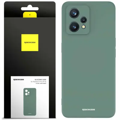 SILIKONSKI OVITEK SPACECASE ZA REALME 9 4G 9 PRO+ TEMNO ZELEN