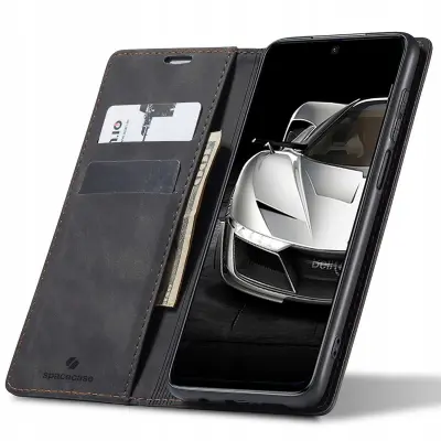 SPACECASE OVITEK OVITEK ZA XIAOMI REDMI NOTE 9S 9 PRO ČRN