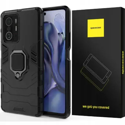 SPACECASE OVITEK ZA XIAOMI 11T 11T PRO BLACK SC X-RING