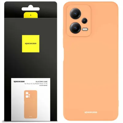 SILIKONSKI OVITEK SPACECASE ZA POCO X5 5G REDMI NOTE 12 5G ORANŽEN
