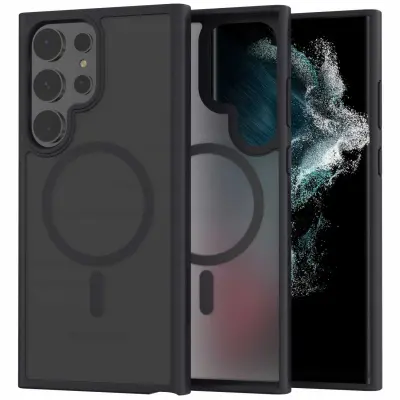HIBRIDNI OVITEK SPACECASE ZA SAMSUNG GALAXY S22 ULTRA ČRN