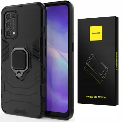 OVITEK SPACECASE ZA TELEFON OPPO RENO 5 X-RING ČRN