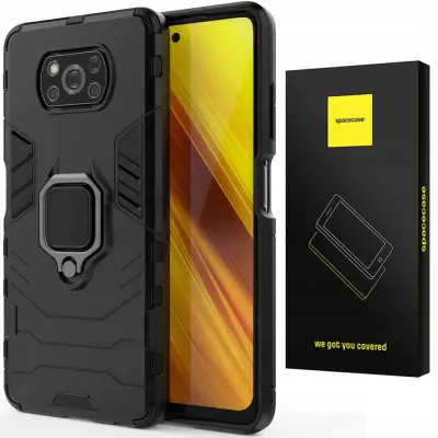 SPACECASE OVITEK ZA POCO X3 NFC PRO BLACK X-RING