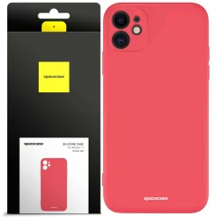 SILIKONSKI OVITEK SPACECASE ZA IPHONE 11 OHIŠJE RDEČE