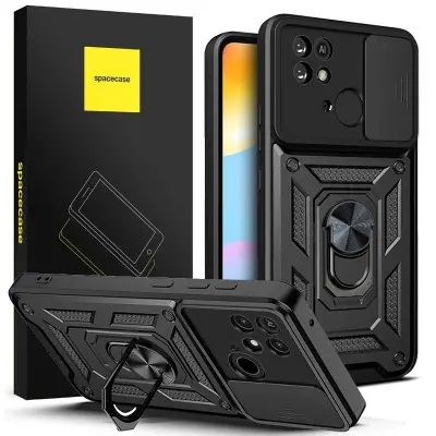 OVITEK SPACECASE OVITEK ZA XIAOMI REDMI 10C POCO C40 ČRN