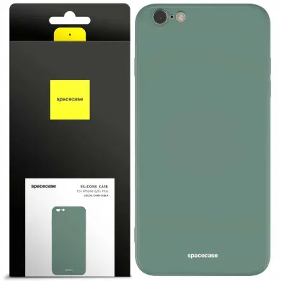 SILIKONSKI OVITEK SPACECASE ZA IPHONE 6 6S PLUS TEMNO ZELEN OVITEK