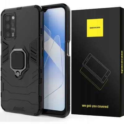 SPACECASE ETUI SC X-RING ZA OPPO A16 ČRN