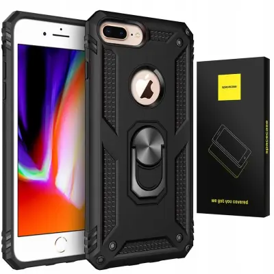 SPACECASE OVITEK RING NX OVITEK ZA IPHONE 6 7 8 PLUS ČRN