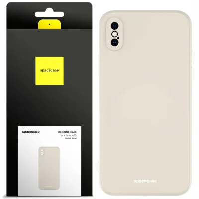 SILIKONSKI OVITEK SPACECASE ZA IPHONE X XS BONE ZAŠČITNI TRAJNOSTNI