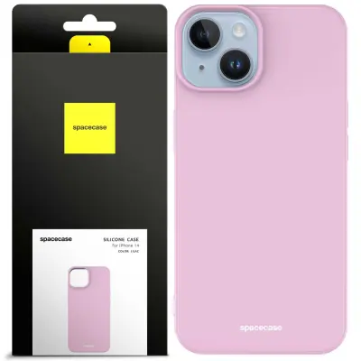 SILIKONSKI OVITEK SPACECASE ZA IPHONE 14 ZAŠČITNI OVITEK LILAC