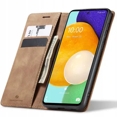 SPACECASE ETUI DENARNICE SAMSUNG GALAXY A53 SVETLO RJAV